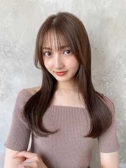 «新規»似合わせカット🤍地毛風コスメストレート🤍極上トリートメント🌿18000