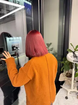 【ミニモ学割】ケアブリーチ+オンカラー+バイカルテ3stepトリートメント【シャンプー+ブロー込み】