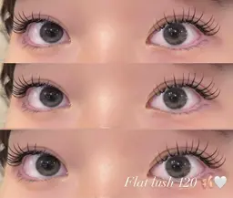 【⠀持続力up⤴️✨️ 】LEDグルーフラットラッシュ80本￥5000円100本￥5500円