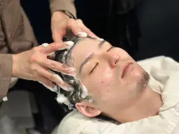 【カットなし】メンズシェービング＋頭皮洗浄スパ＋シャンプーブロー(ピーリングパック付き)