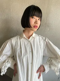 【🟡楽ちんヘア🟡】✨サラ艶ヘア✨カット＋縮毛矯正＋トリートメント🩵