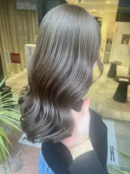 人気NO.1】カット＋低刺激オーガニックカラー＋トリートメント　￥11900