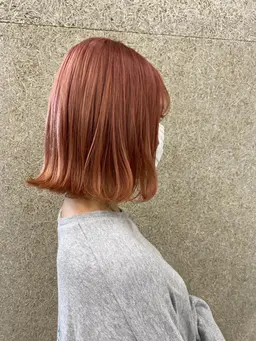 平日限定💐【トリートメント付き】ケアブリーチ×アディクシーカラー×カット🍊