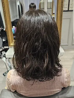 カット+髪質改善パーマ