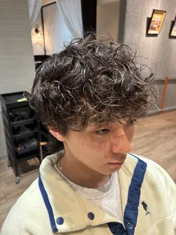メンズカット➕パーマ