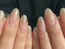 モデルさん募集☆HANDワンカラーまたはラメグラ￥０【オフあり】長さだしオフはご遠慮ください