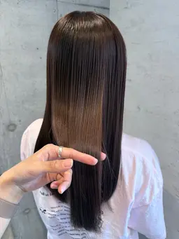 カット+資生堂サブリミック酸熱トリートメント(髪質改善)