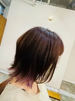 カラー＋トリートメント　（イルミナ、アディクシー、Nドット）等お客様の髪質に合わせて配合‼︎ 超音波アイロンケアプロ付き