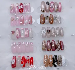 【オフ無し】💓バレンタイン定額💓キラキラ定額⭐️カラー変更可🎀オリジナルデザインが叶う定額💓