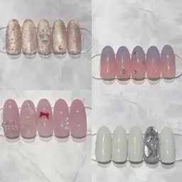 ちょこっとパーツ★シンプル派さんにおすすめ🩷【定額/ベーシックコース】色変更・パーツ位置変更可︎︎︎✿オフ込み