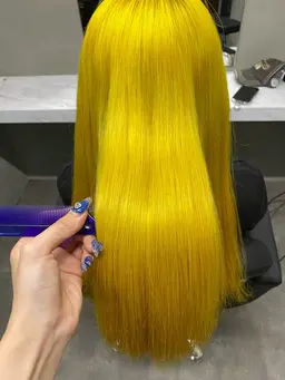 【透明感抜群】ケアブリーチ➕うる艶カラー➕髪補修トリートメント