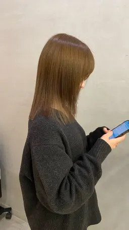 【ケアダブルカラー】ブリーチなしでつくる透明感カラー🫧赤み消したい方おすすめ🌷