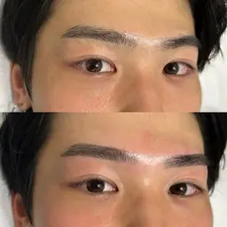 メンズ眉毛ワックススタイリング