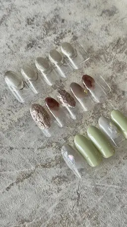 （オフなし)【モデル様募集】シンプルデザインネイル🫧