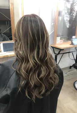 💍人気No.1💍50%OFF💍透明感フルデザインハイライト入れ放題+カラー