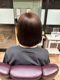 【平日20時限定】美髪カラー+髪質改善水素トリートメント⭐️