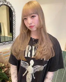 【2回目の方はこちら🍒】ブリーチ(リタッチ可能 )+ワンカラー 大阪/梅田/Wカラー