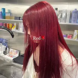 【🥀暖色系ハイトーンカラー🍒】ブリーチあり/ワンカラー/ケアブリーチ