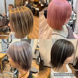 ✨ケアブリーチカラー(ダブルカラー)&カット　ハイライト等もこちらから♪