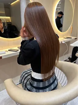 《ポイントで綺麗に》前髪のみ縮毛矯正