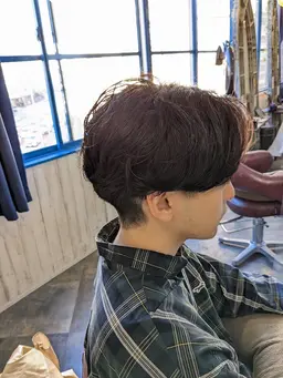 15日限定💇‍♂️メンズカット＋パーマモデル❣️補足説明必ず全てお読みください【センターパート/波巻き/ツイスパなど】