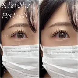 マツエク×カール【アンドヘルシー】🖤選べるフラットorバインド｛オフ込み｝