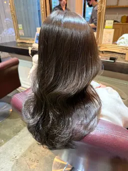 透明感抜群オリジナル配合暖色カラー❗️+ケラスターゼトリートメント🧡