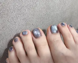 𓍯フットマグネットワンカラー（オフ･甘皮ケア込）