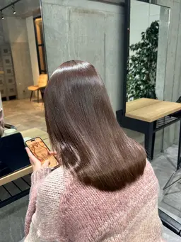 激推し天使の輪プレミアム👑カット+髪質改善イルミナカラー+2stepトリートメント🪽