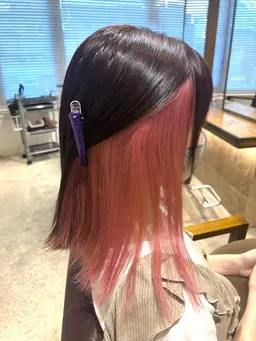 ケアブリーチ使用🌼インナーカラー&艶トリートメント🌼