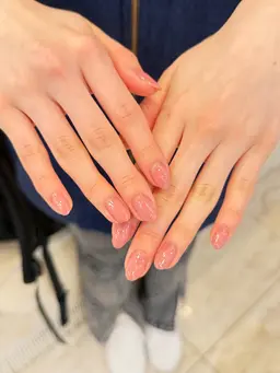 🌷オフィス・シンプル派に人気【パラジェル使用💅ツヤ感ワンカラー（オフなし）】