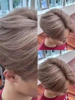 【✨岡山メンズ全頭ブリーチ✨】カット＋(ケアブリーチ&カラー)＋トリートメント