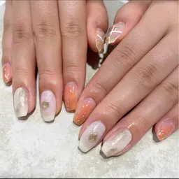 ハンド🌟🌈選べるニュアンスネイルサンプルから🌈（平日オフ無料）¥5980💓土日祝日はオフ代¥1000