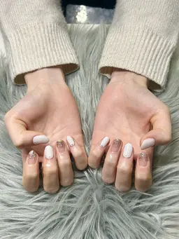 【オフなし】 ワンカラー or ラメグラデーション🤍✨