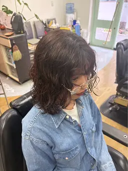 ご新規様限定💠カット+コールドパーマ(前処理TR付き🌿)