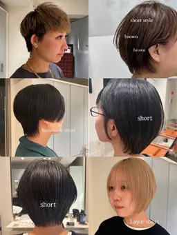 【朝9:00​〜​限定】小顔ショート✂️似合わせカット✨バッサリ歓迎◎ショートモデル募集👧🏻‎