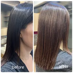 🩵明るい白髪染めモデル大募集🩵ミディアム​〜​肩甲骨💇‍♀️アイロン仕上げ練習させていただきます🙌ブリーチ🙅‍♀️