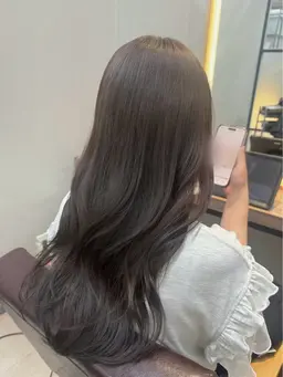 【💟人気𝐍𝐨. 𝟏】カット + 透明感カラー + Aujua4stepトリートメント