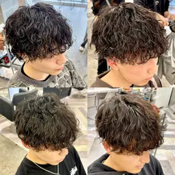 【メンズ1番人気✨️】男らしい🇺🇸ツイストスパイラルパーマ&波巻きパーマ🇺🇸ニュアンスパーマ