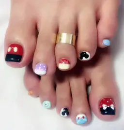 フットネイル画像持ち込みコース