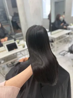 シャンプー＋内部補修:TOKIO Tr5ステップ＋超音波アイロン