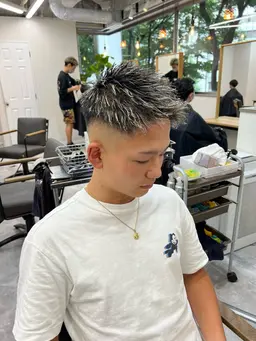 【日曜日限定】カット➕ツイスパ➕メッシュ〈メンズ〉