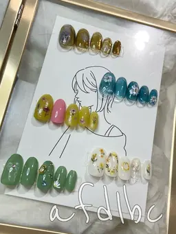 🎈simple design nail（アート/デザイン）