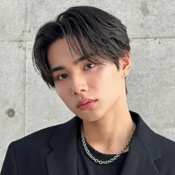 曲がる縮毛矯正＋プレミアムカラー＋メンズカット＋トリートメント