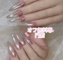 (長さだし)マグネット💞フラッシュ💞ミラーネイル