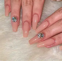 【オフなし】チップ　長さ出し✨（ワンカラー）※ストーンは含まれません