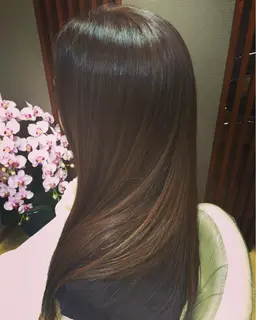 髪質改善ストレート&カット（ソフトトリートメント付き)ロング料金別