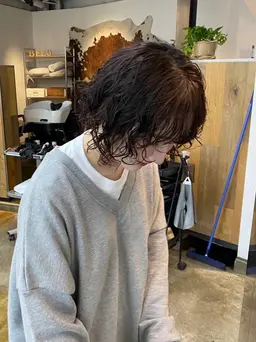 【レディース限定】カット＋ニュアンスパーマ（54%OFF）※当日予約×