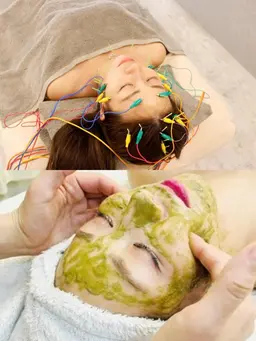お得🉐ゴワつき、ニキビ肌に【引上げ電気美容鍼✕無剝離ハーブピーリング🌿】頭首マッサージ付き💆🏻‍♀️✨