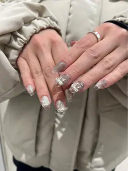 🦋90分持ち込みデザイン(指定ストーンつけ放題)